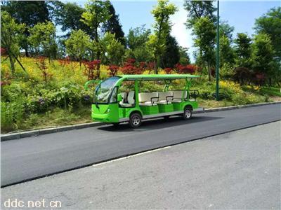  四轮观光车14座不带门观光车